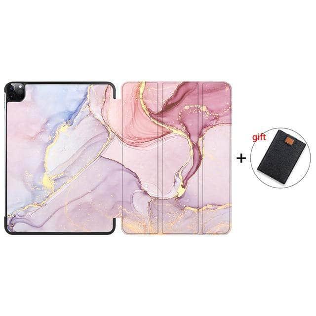 CaseBuddy Australia Casebuddy IP20 / Pro 12.9 3rd 4th Gen MTT iPad Pro 12.9 (2018/2020) Pencil Magnetic TriFold Smart Stand Case