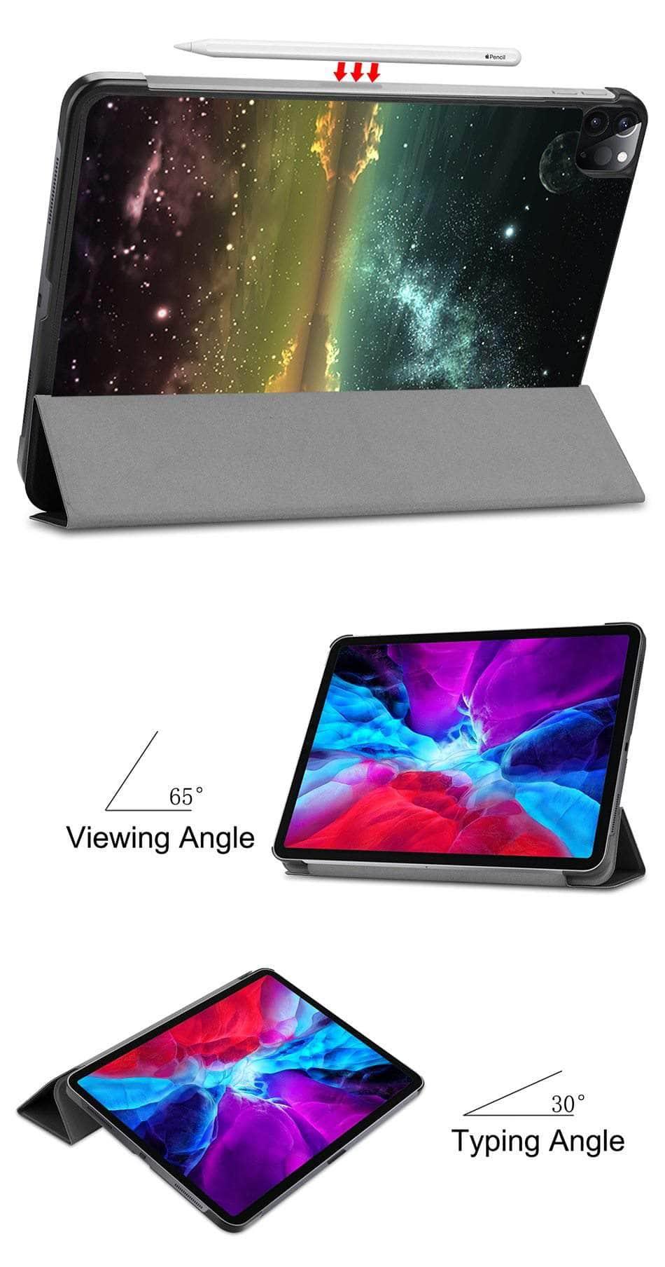 CaseBuddy Australia Casebuddy MTT iPad Pro 12.9 (2018/2020) Pencil Magnetic TriFold Smart Stand Case