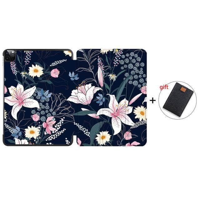 CaseBuddy Australia Casebuddy IP15 / Pro 12.9 3rd 4th Gen MTT iPad Pro 12.9 (2018/2020) Pencil Magnetic TriFold Smart Stand Case