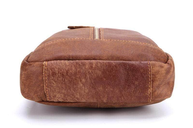 CaseBuddy Australia Casebuddy Nesitu Real Genuine Leather Chest Messenger Bag
