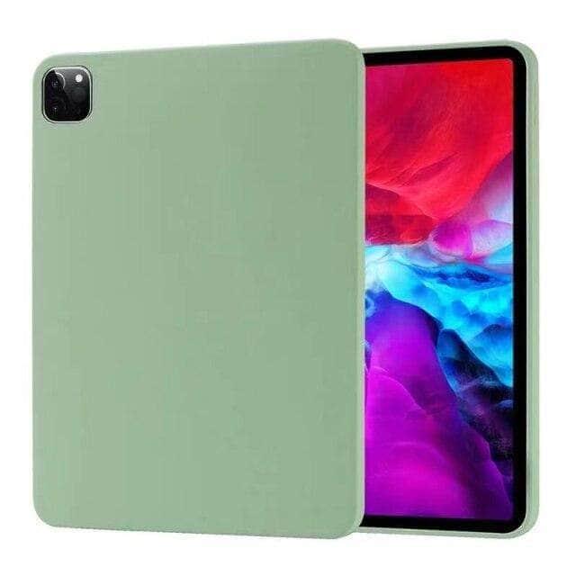 CaseBuddy Australia Casebuddy Green Case / For iP10.2 2019-2020 Original Liquid Silicone iPad 7 & 8 Case