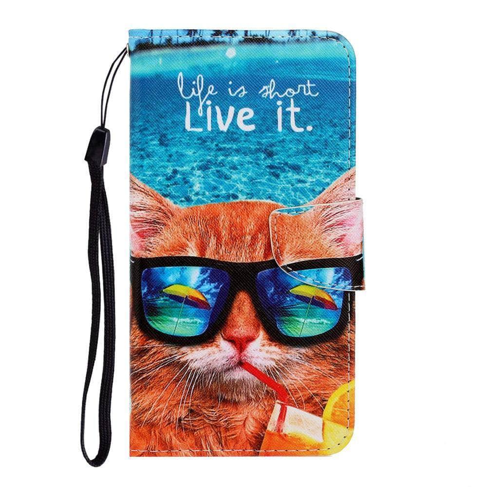 Printed Fun Style Leather Case Galaxy - CaseBuddy