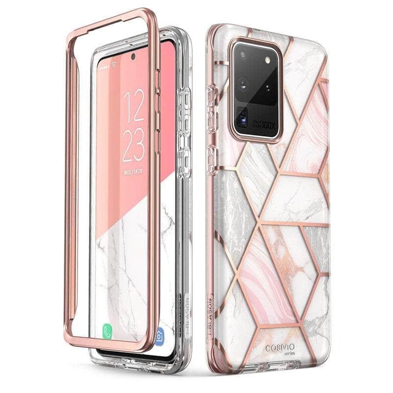 Casebuddy Marble / PC + TPU S20 Ultra i-Blason Cosmo Full-Body Glitter Bumper
