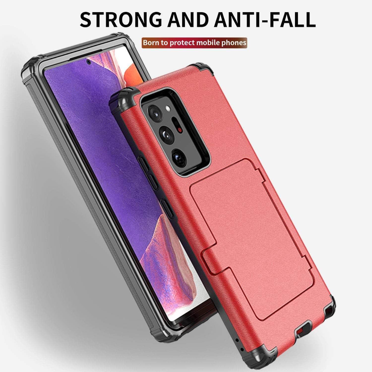 CaseBuddy Australia Casebuddy Samsung Galaxy Make up Mirror Armor Case Card Slots Holder Cover