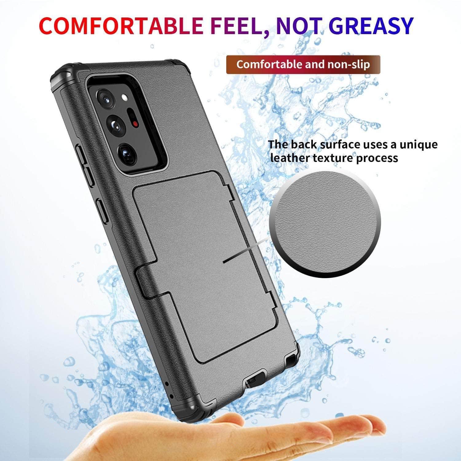 CaseBuddy Australia Casebuddy Samsung Galaxy Make up Mirror Armor Case Card Slots Holder Cover