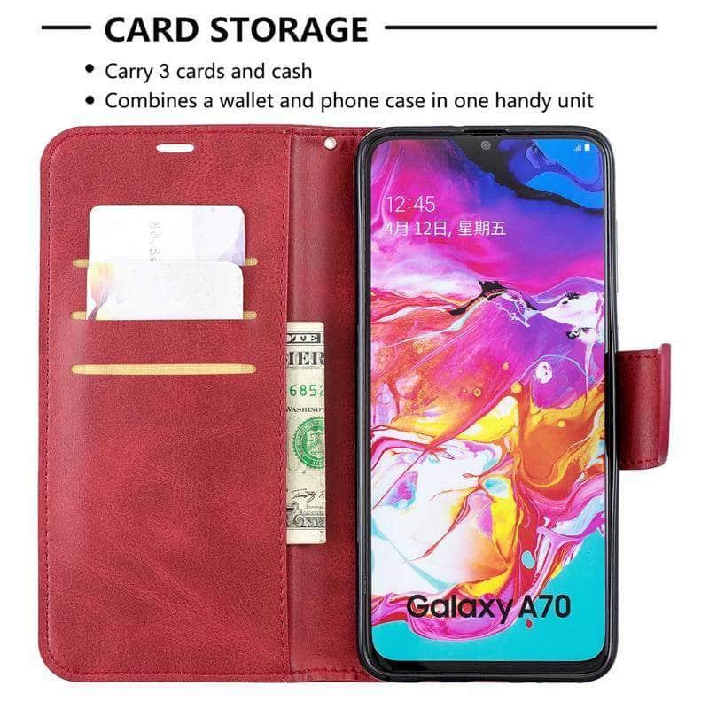 Samsung Galaxy Note 10 Plus A70 A20E A50 A40 A30 A10 J6 J4 Plus Vintage Flip Book Case - CaseBuddy