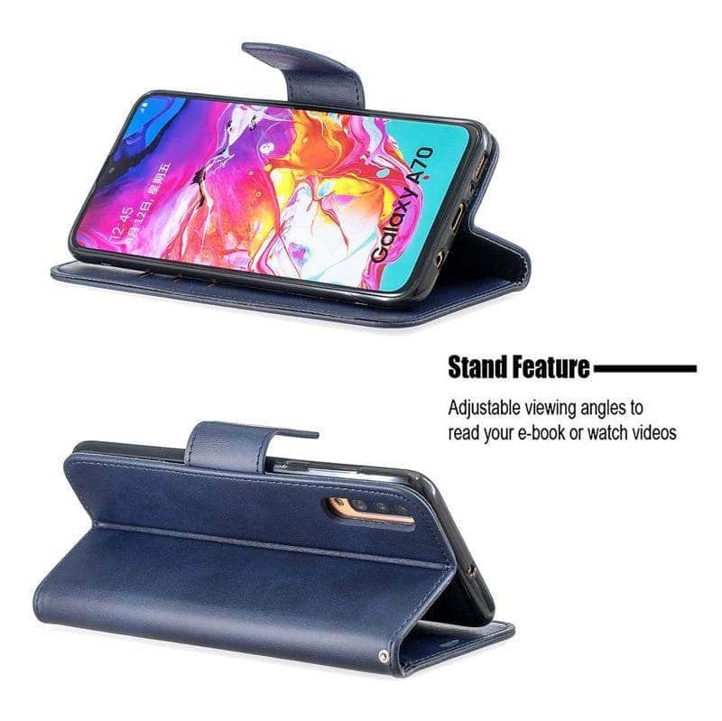 Samsung Galaxy Note 10 Plus A70 A20E A50 A40 A30 A10 J6 J4 Plus Vintage Flip Book Case - CaseBuddy