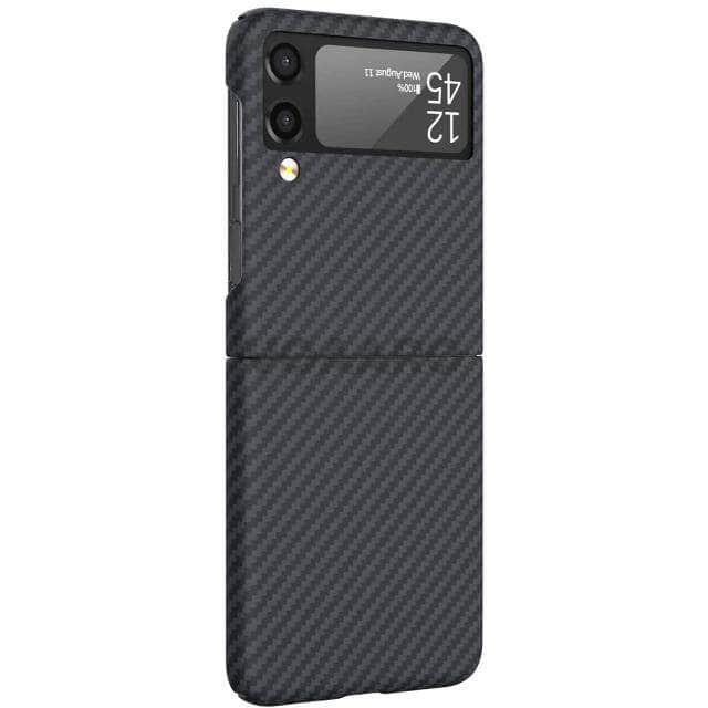CaseBuddy Australia Casebuddy For Galaxy Z Flip 3 / black Slim Aramid Fiber Galaxy Z Flip 3 Case