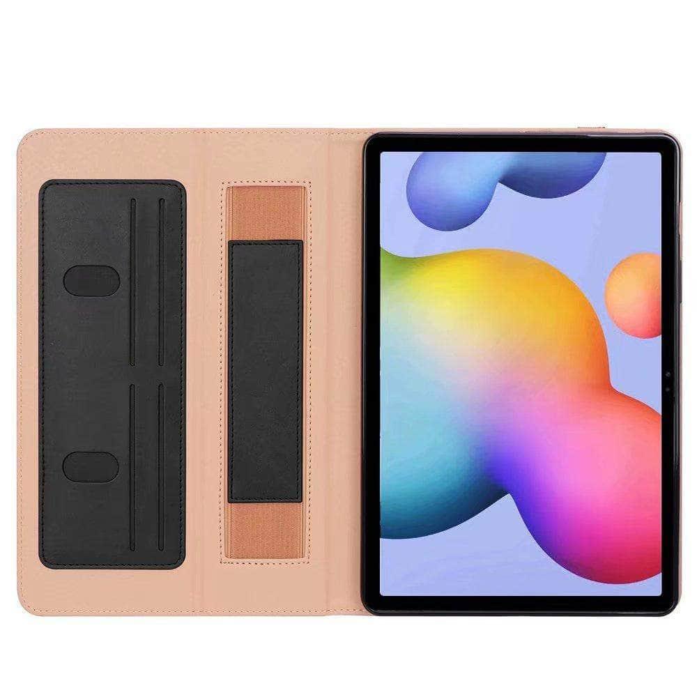 Slim Shell Case Galaxy Tab S7 Plus 12.4 T970 T975 Hand Holder - CaseBuddy