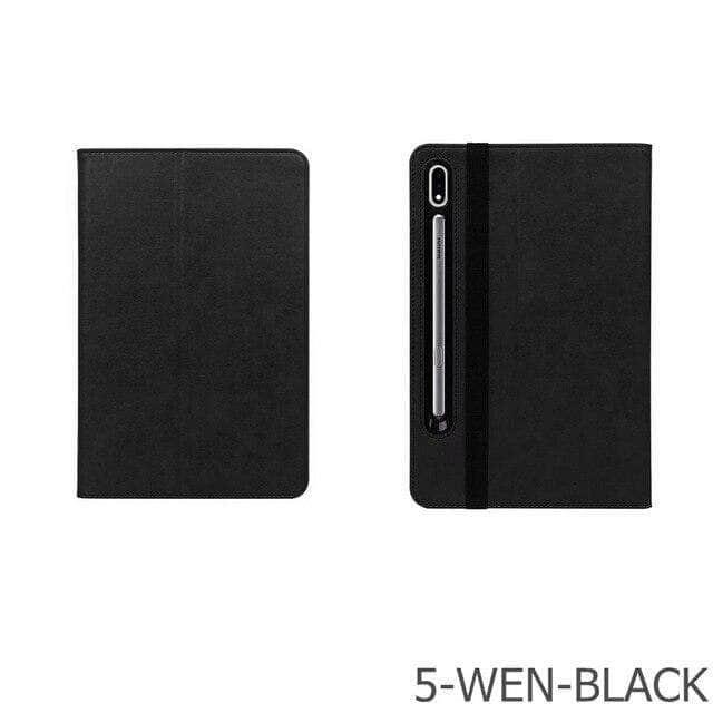 Slim Shell Case Galaxy Tab S7 Plus 12.4 T970 T975 Hand Holder - CaseBuddy