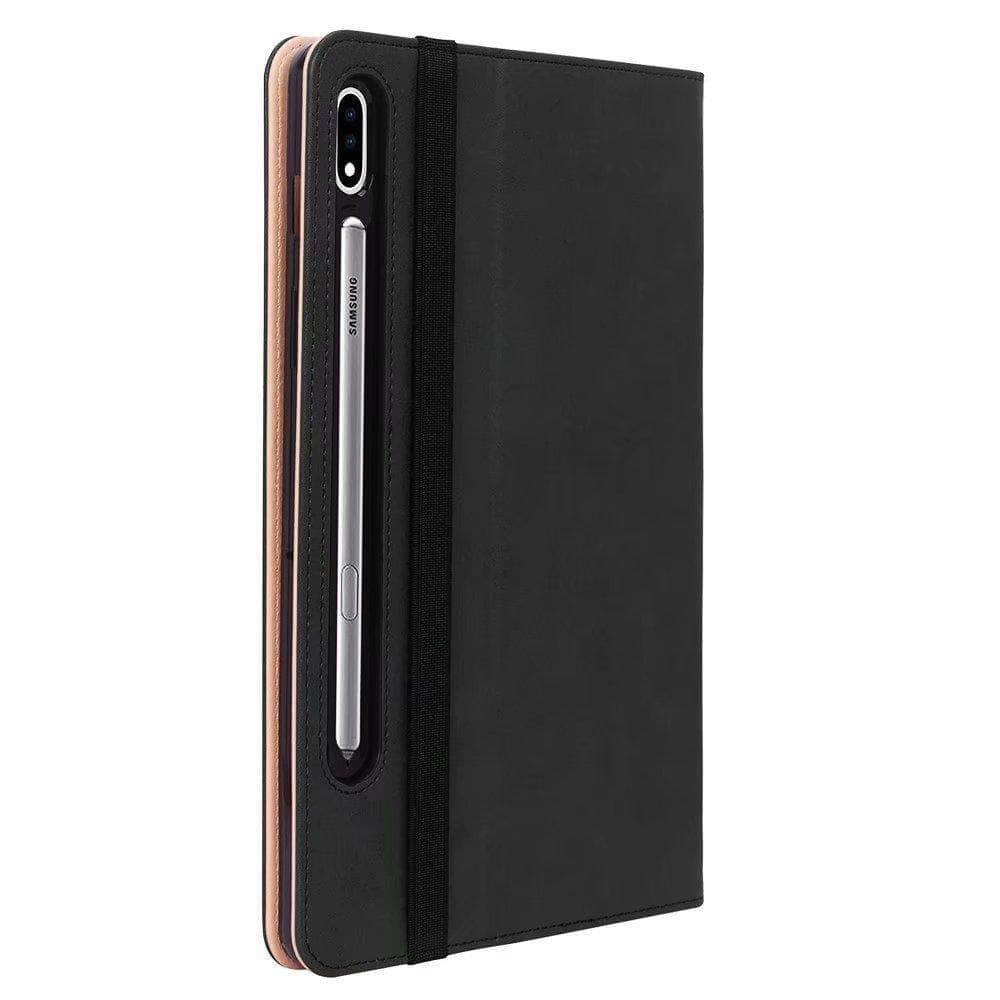 Slim Shell Case Galaxy Tab S7 Plus 12.4 T970 T975 Hand Holder - CaseBuddy