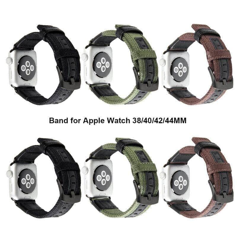 CaseBuddy Australia Casebuddy Sports Leather Band Apple Watch SE Series 6 5 4 3 2 38/40/42/44