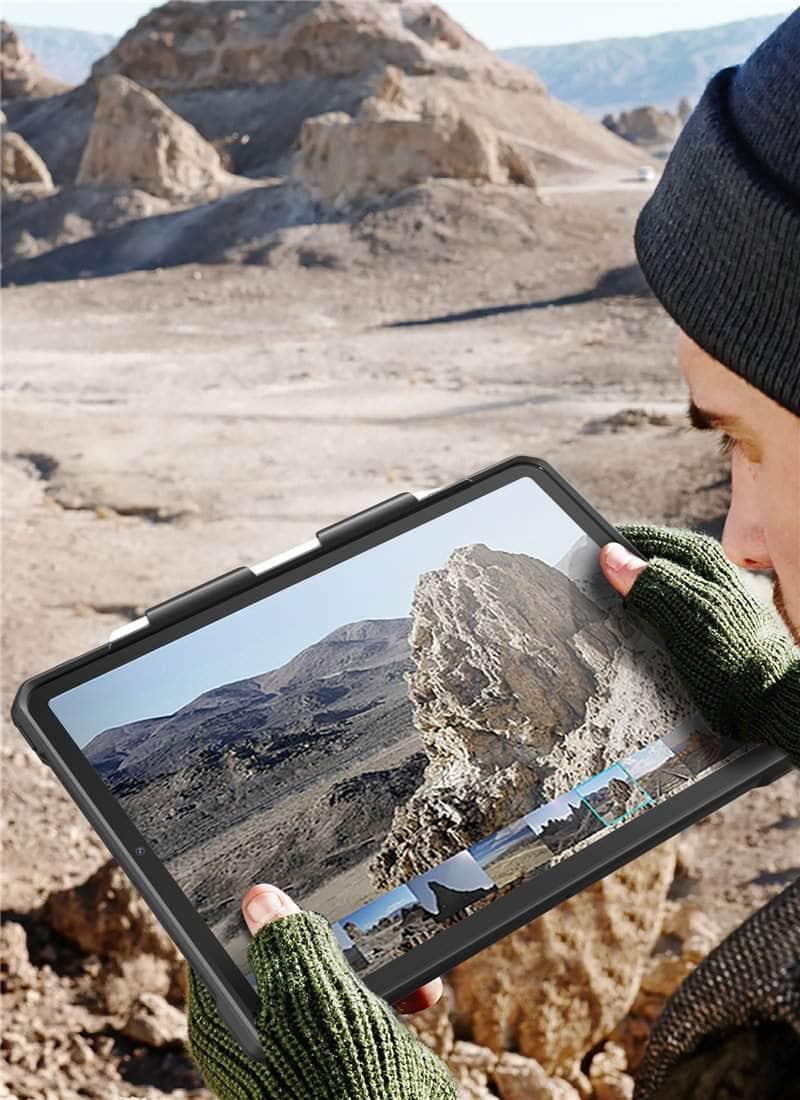SUPCASE iPad Pro 12.9 2020 UB Full-Body Rugged Rubber Cover Built-in Apple Pencil Holder - CaseBuddy