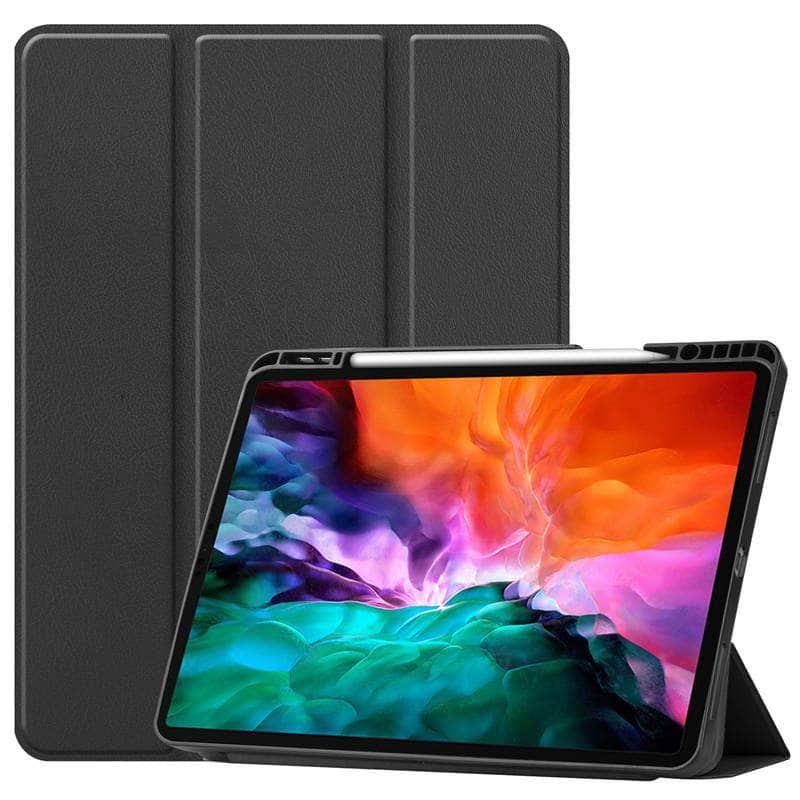 CaseBuddy Australia Casebuddy Tri-Fold Leather Flip Cover iPad Pro 2021 Protective Shell