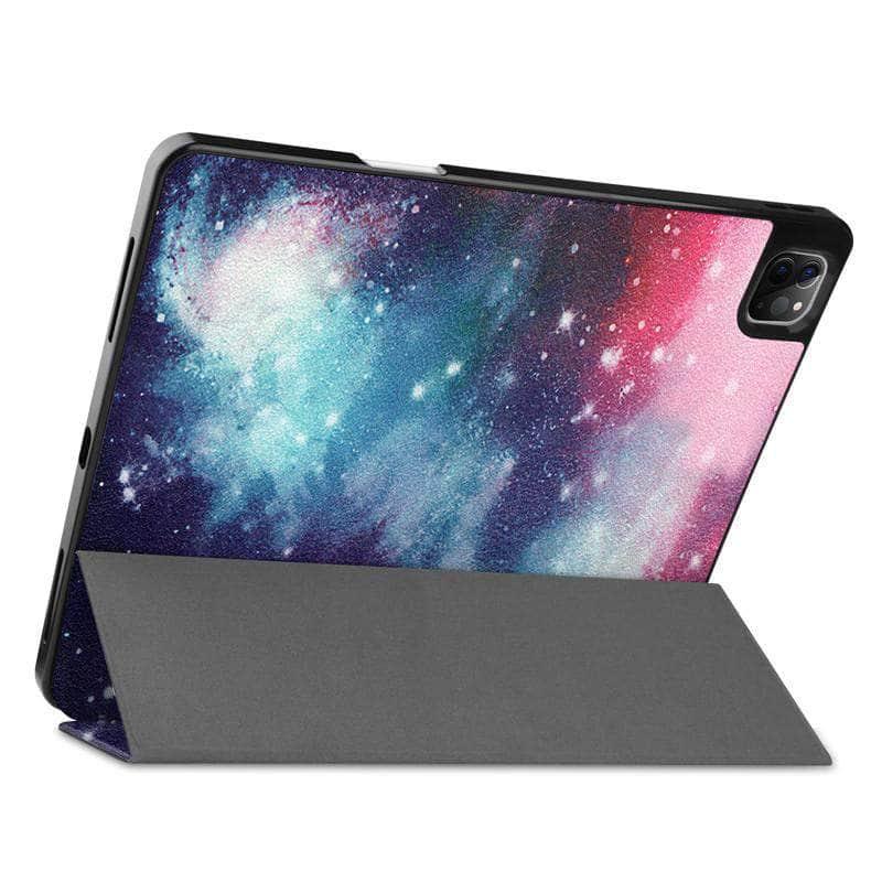 CaseBuddy Australia Casebuddy Tri-Fold Leather Flip Cover iPad Pro 2021 Protective Shell