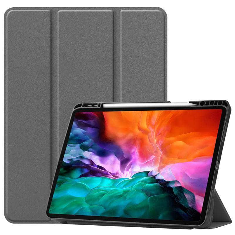 CaseBuddy Australia Casebuddy Tri-Fold Leather Flip Cover iPad Pro 2021 Protective Shell