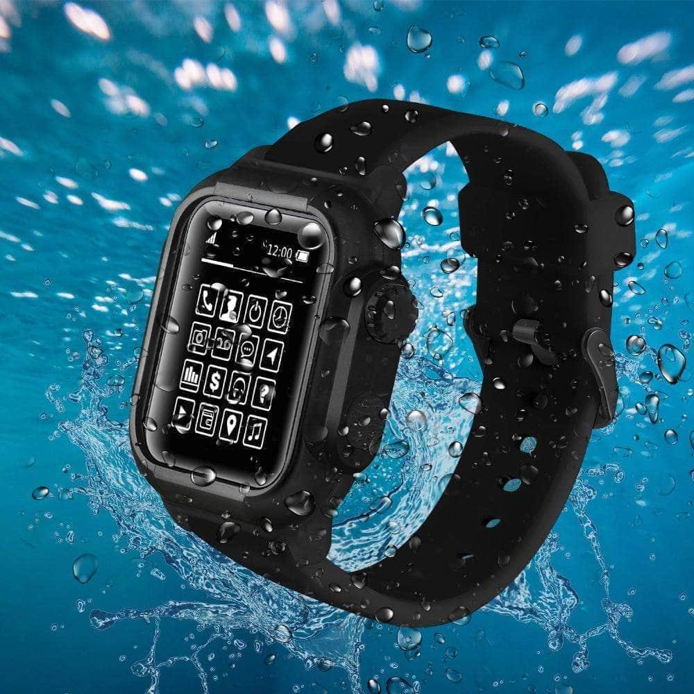 CaseBuddy Australia Casebuddy Waterproof Silicone Sport Band Strap Apple Watch 6 5 4 3 2 SE 44/42