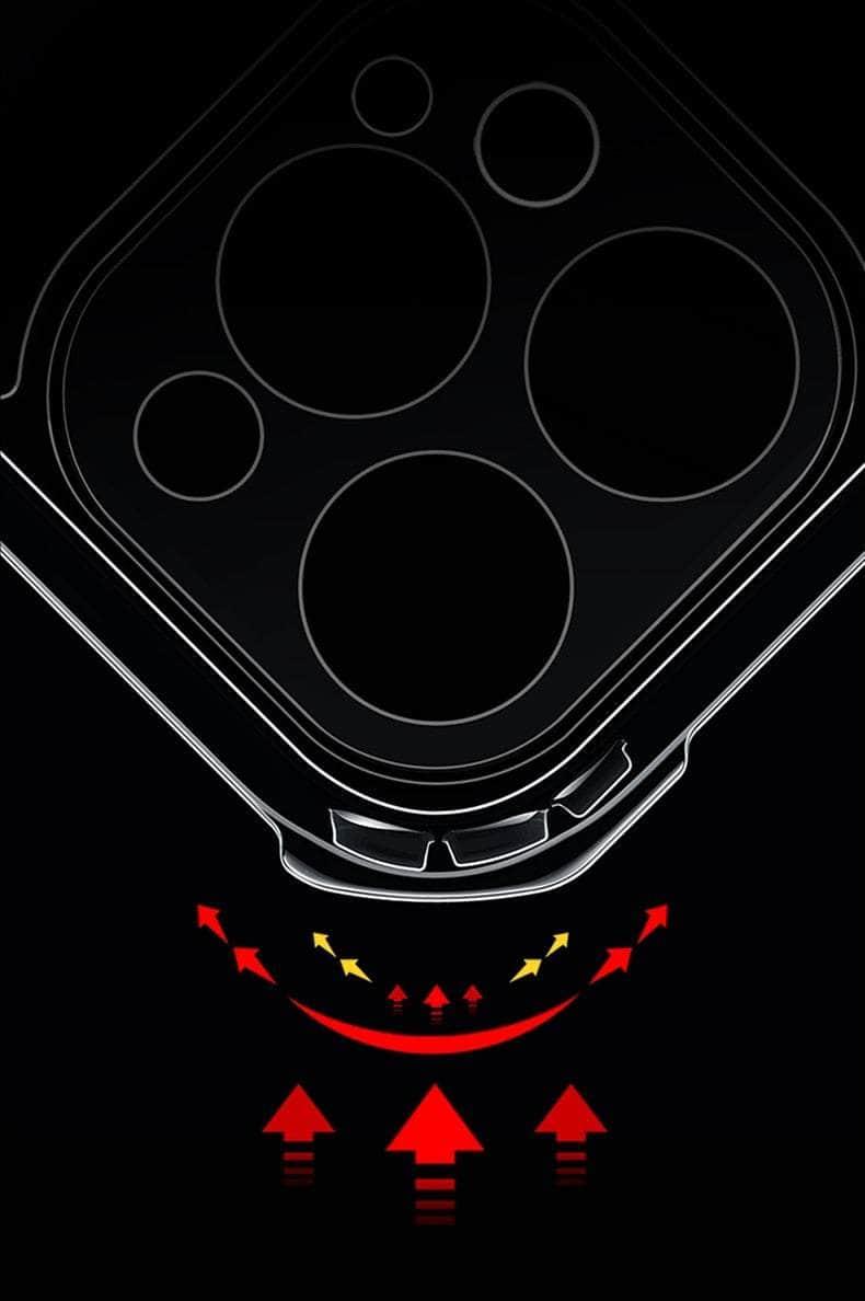 Casebuddy Black Clear / iPhone 14 Plus Xundd iPhone 14 Plus Magnetic Airbags Shockproof Shell