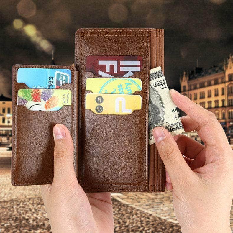 CaseBuddy Australia Casebuddy Zipper Leather Card Slot Flip Galaxy S21 Case