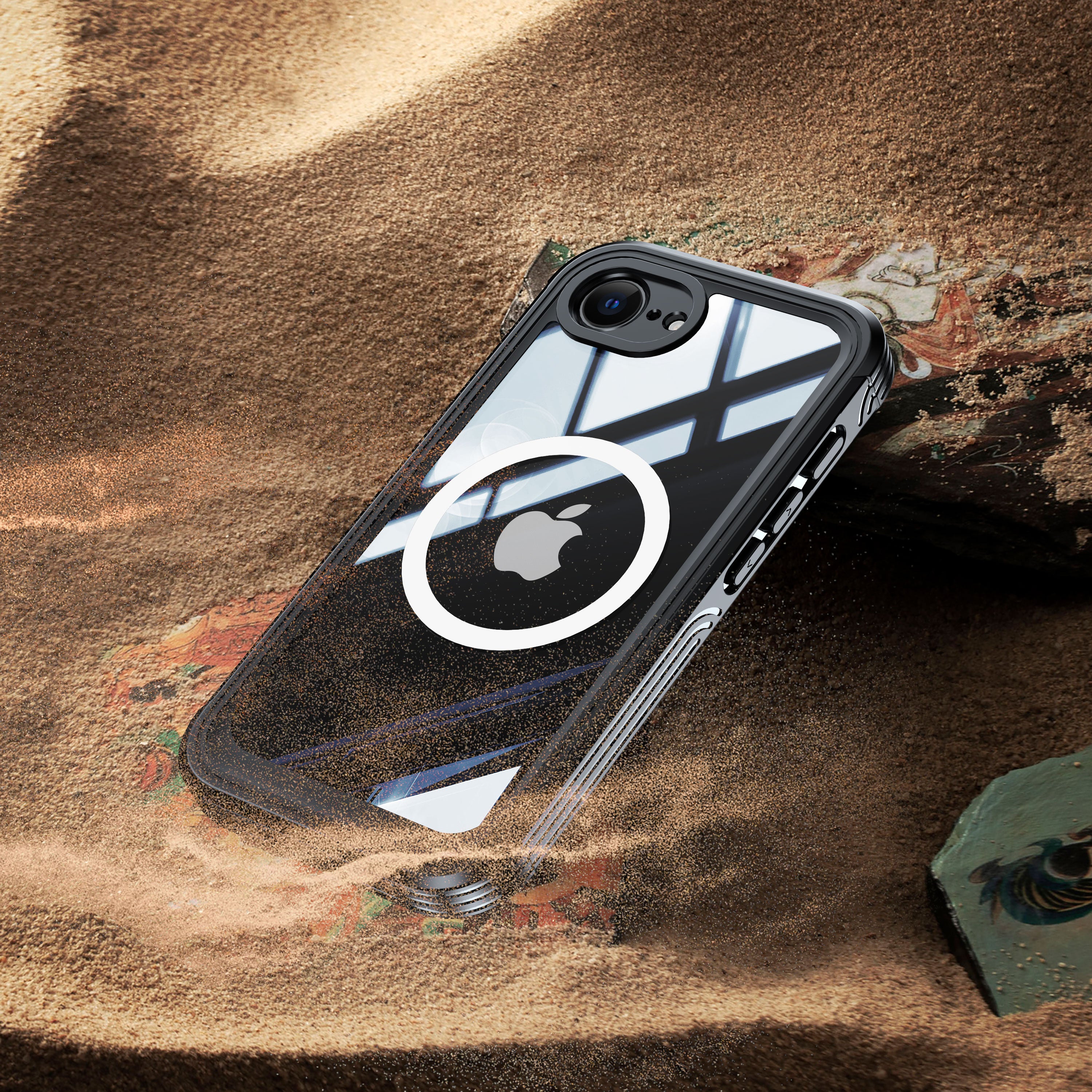 Casebuddy Australia for Bumper Clear PC Silicone Combo iPhone 17e Case Full Protection - 7