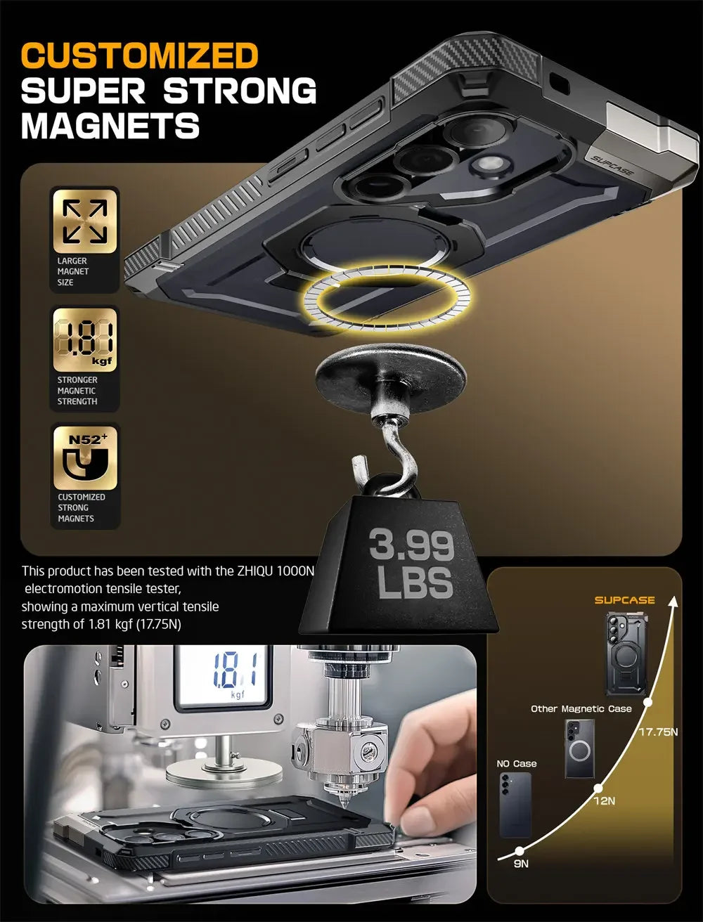 SUPCASE Galaxy S25 2025 UB Grip Anti-Scratch Heavy Duty Case