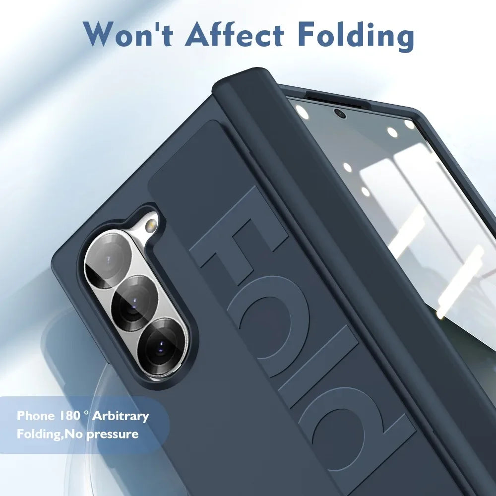 Elasticity Silicone Galaxy Z Fold 7 Shockproof Cover