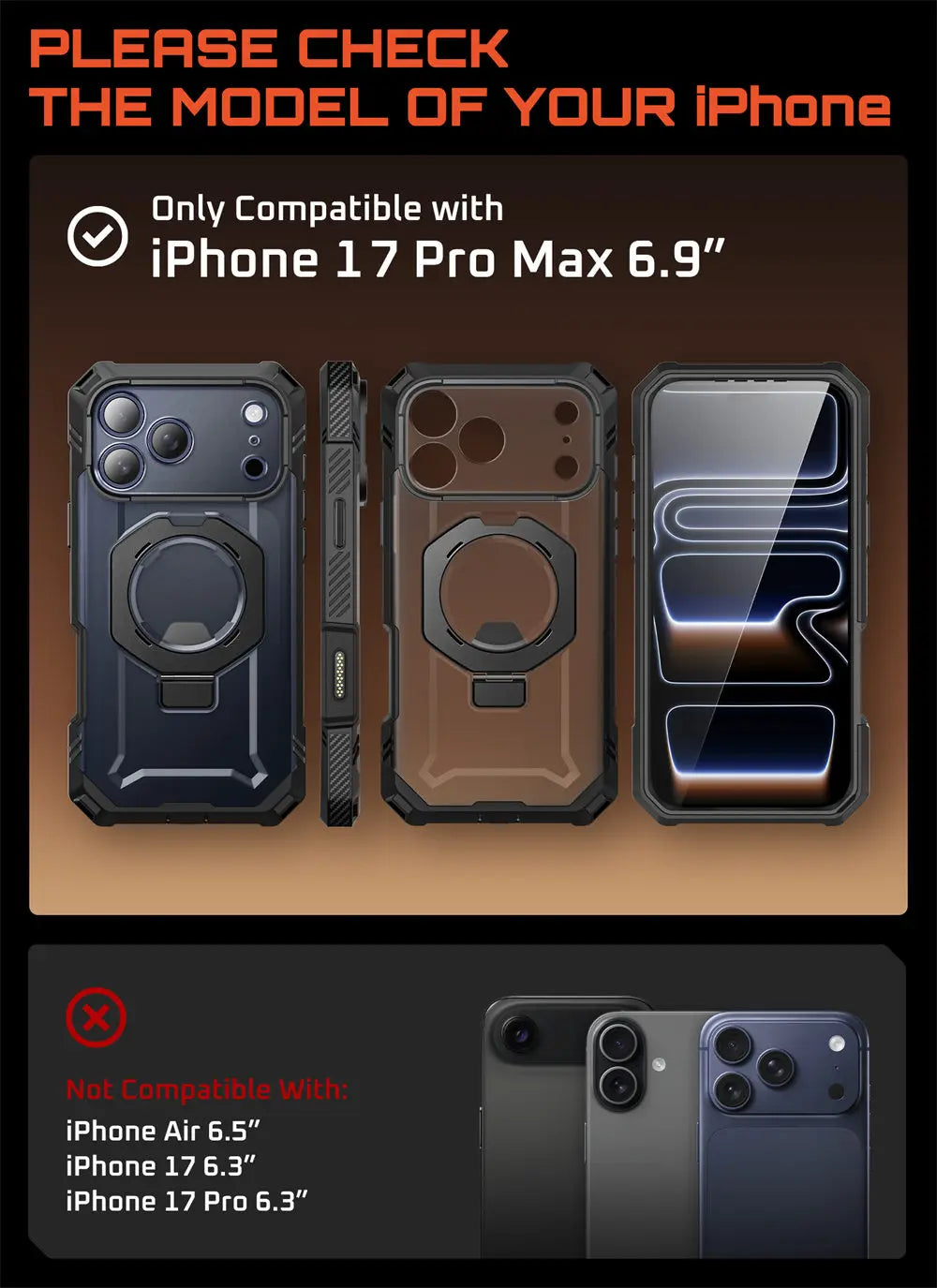 SUPCASE iPhone 17 Pro Max UB Grip Heavy Duty Case