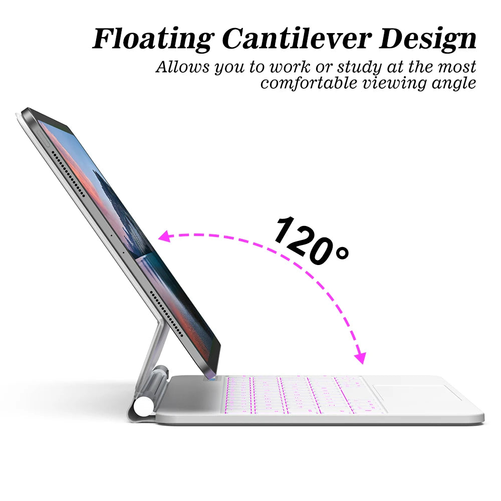 iPad Pro 11 2024/2025 Magic Keyboard LCD Display Multi-Touch Trackpad
