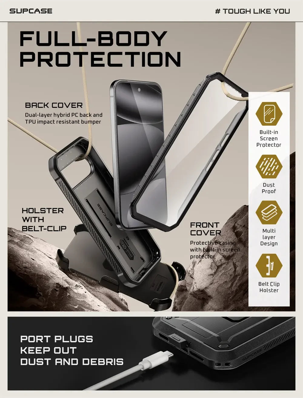 SUPCASE Pixel 10/10 Pro UB Pro Protection Case