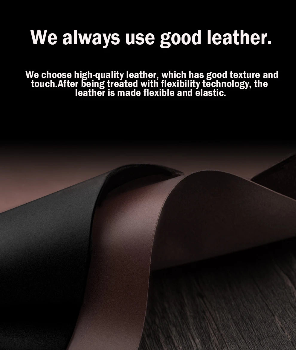 QIALINO Genuine Leather iPhone 17 Pro Max Handmade Case