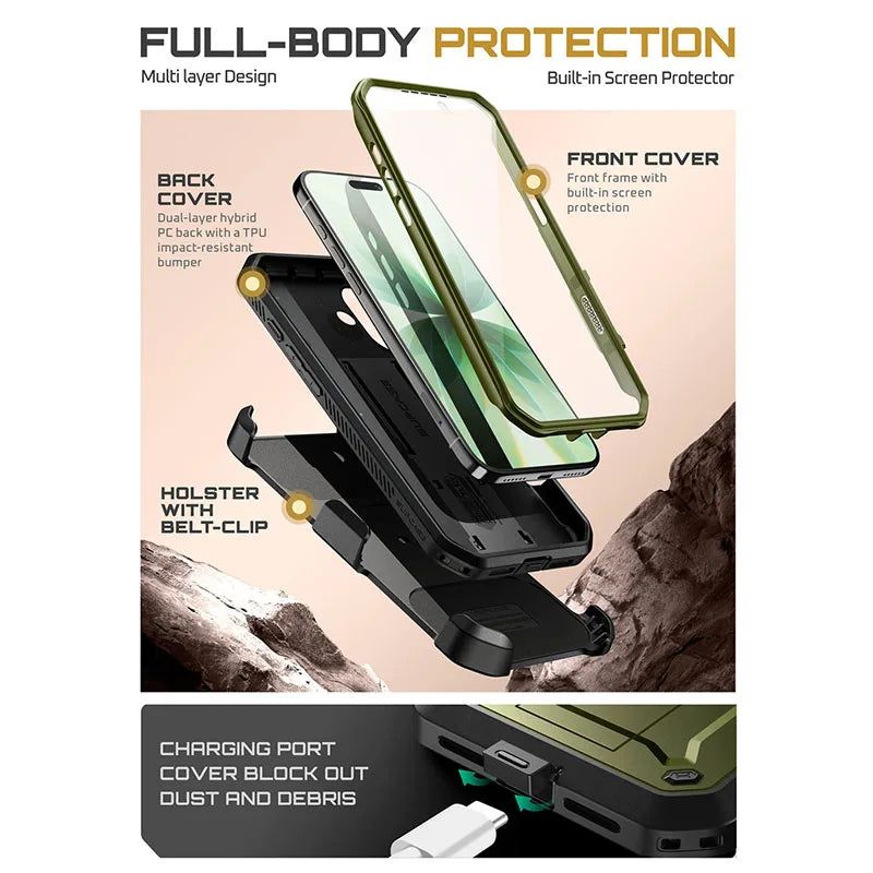 SUPCASE iPhone 17 UB Pro Full-Body Heavy Duty Case