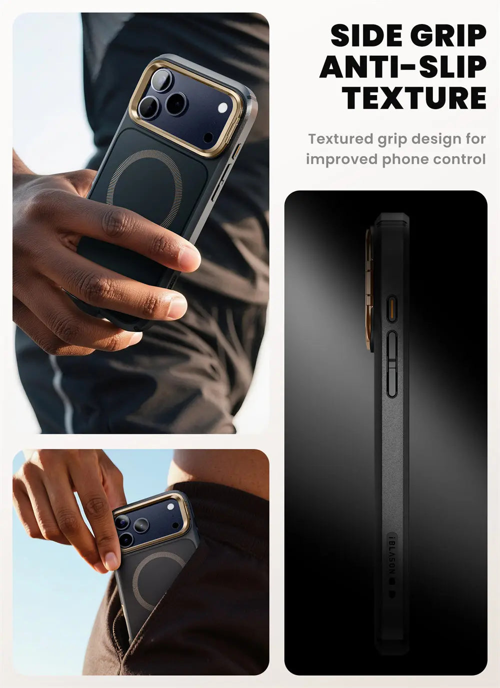 iPhone 17 Pro Case I-BLASON Are Flip Full-Body Heavy Duty Case