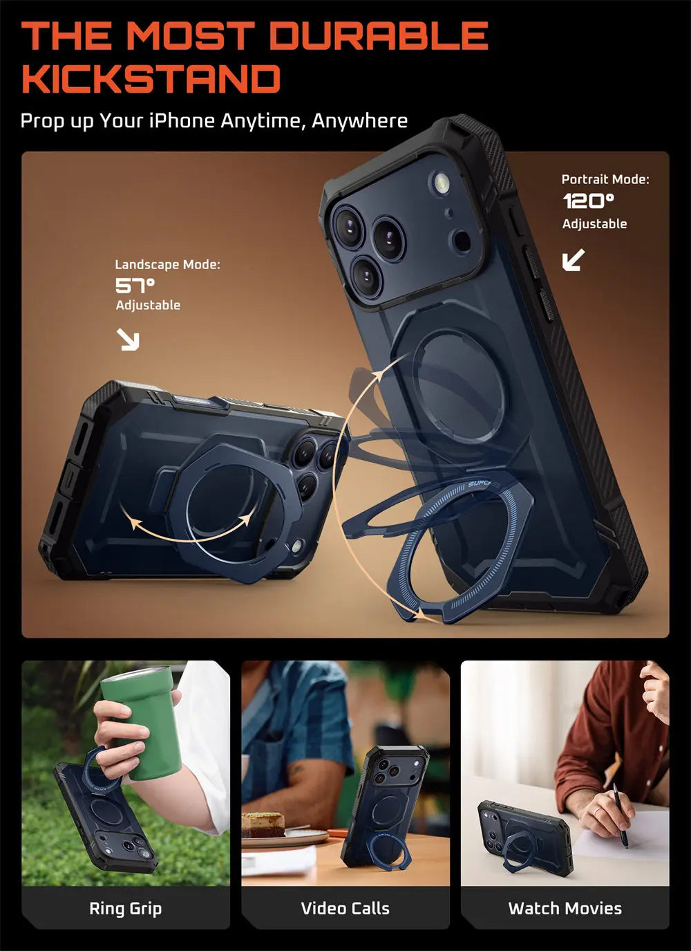 SUPCASE iPhone 17 Pro UB Grip Magnetic Case