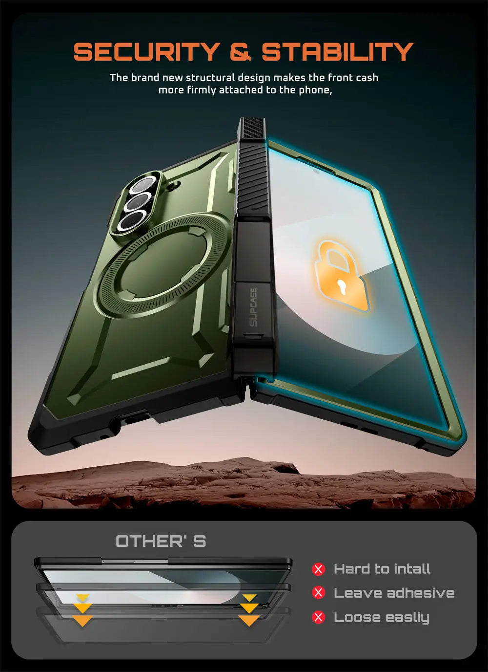 SUPCASE Z Fold 7 UB Grip Anti-Scratch Heavy Duty Case