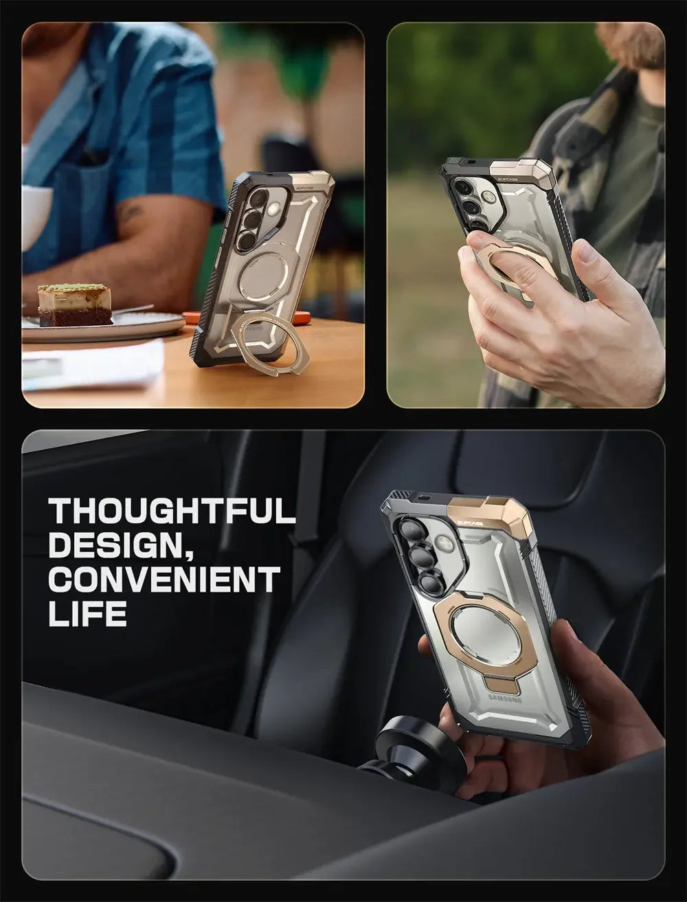 SUPCASE Galaxy S25 2025 UB Grip Anti-Scratch Heavy Duty Case