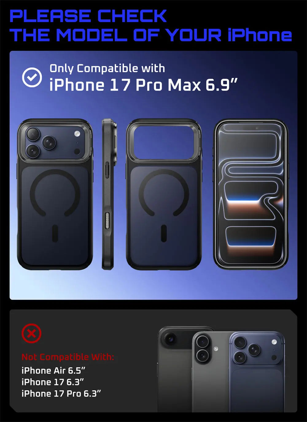 SUPCASE iPhone 17 Pro Max Camera Control UB Mag Slim Case