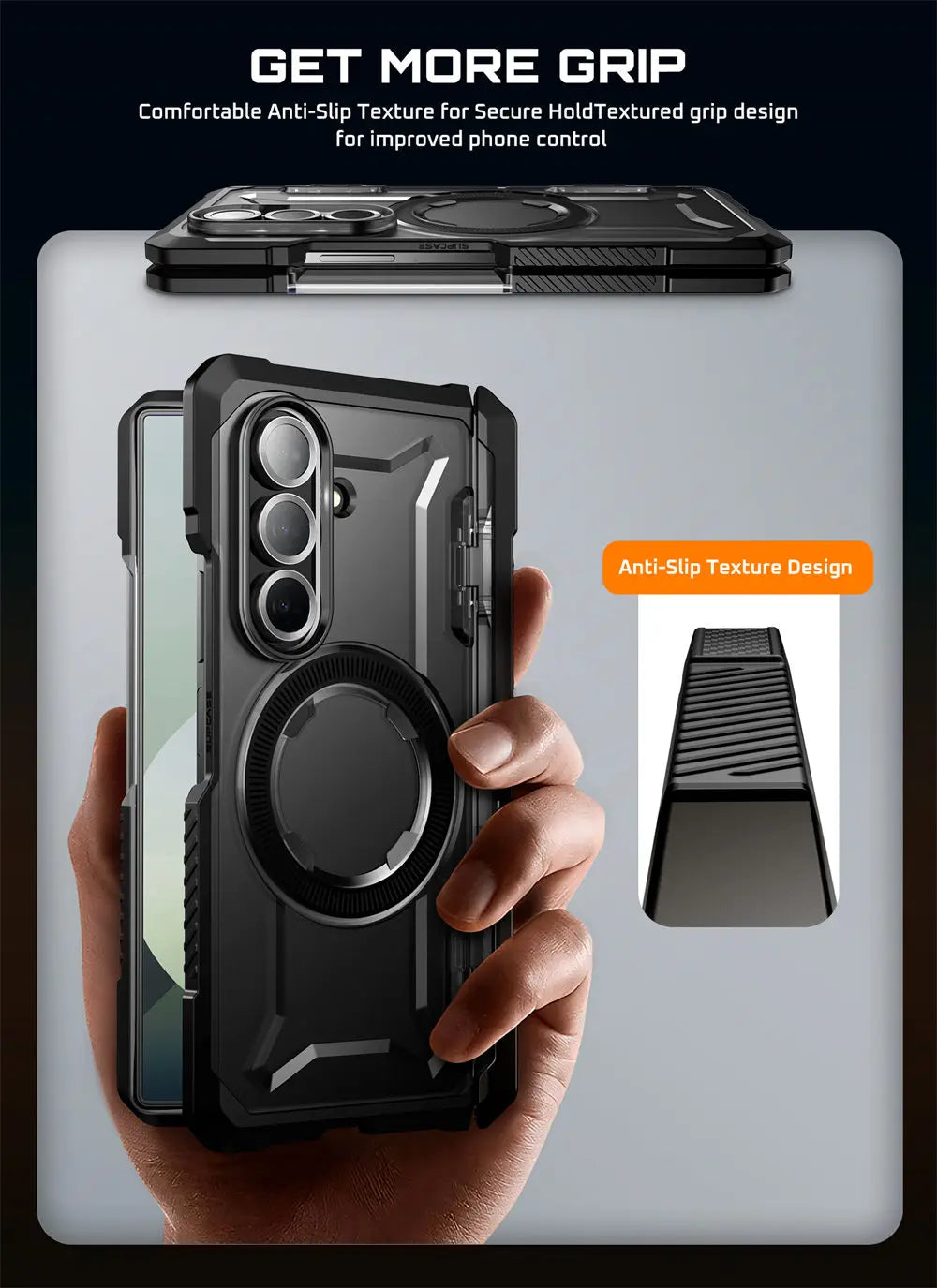 SUPCASE Z Fold 7 UB Grip Anti-Scratch Heavy Duty Case