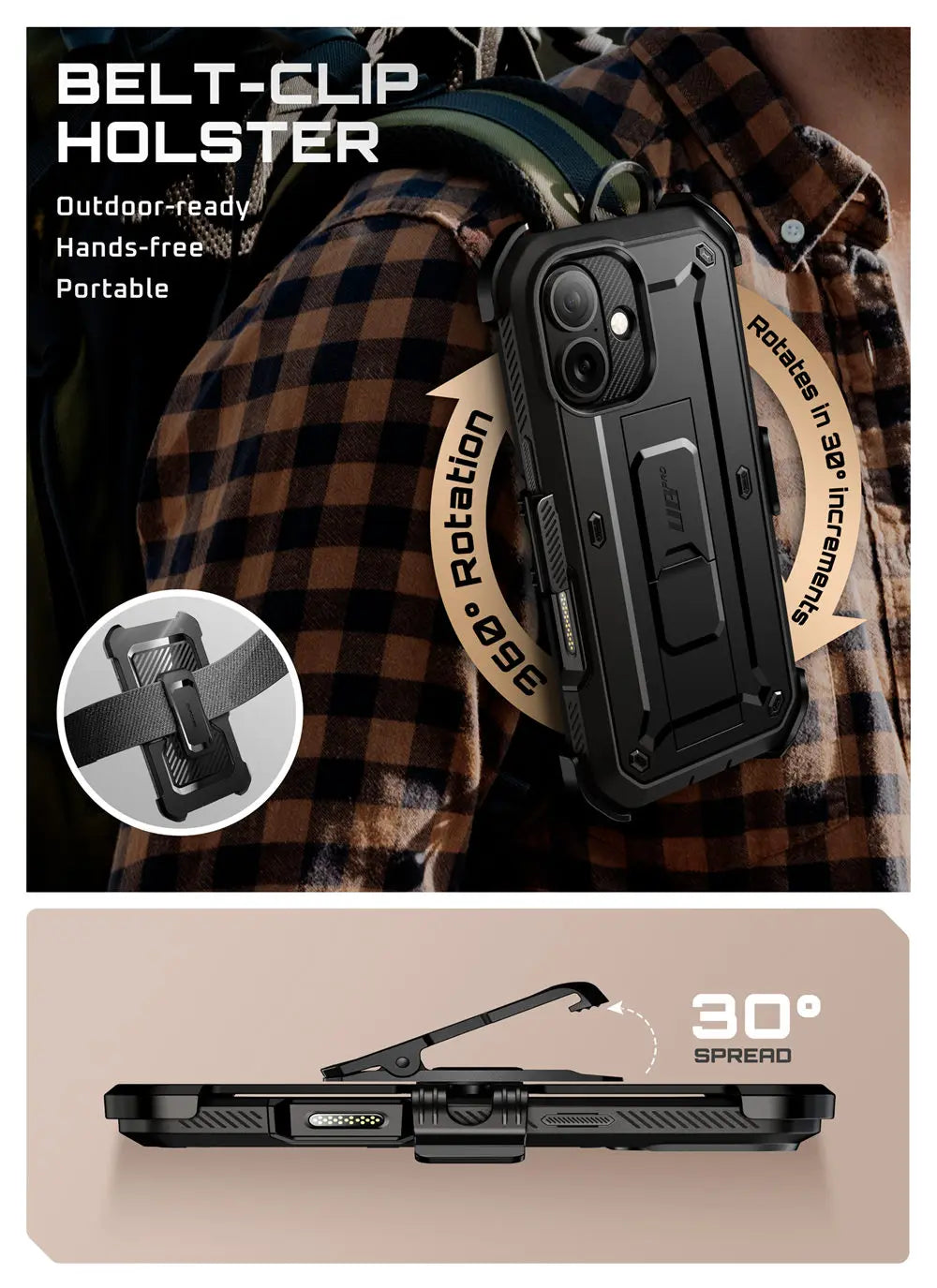 SUPCASE iPhone 17 UB Pro Full-Body Heavy Duty Case