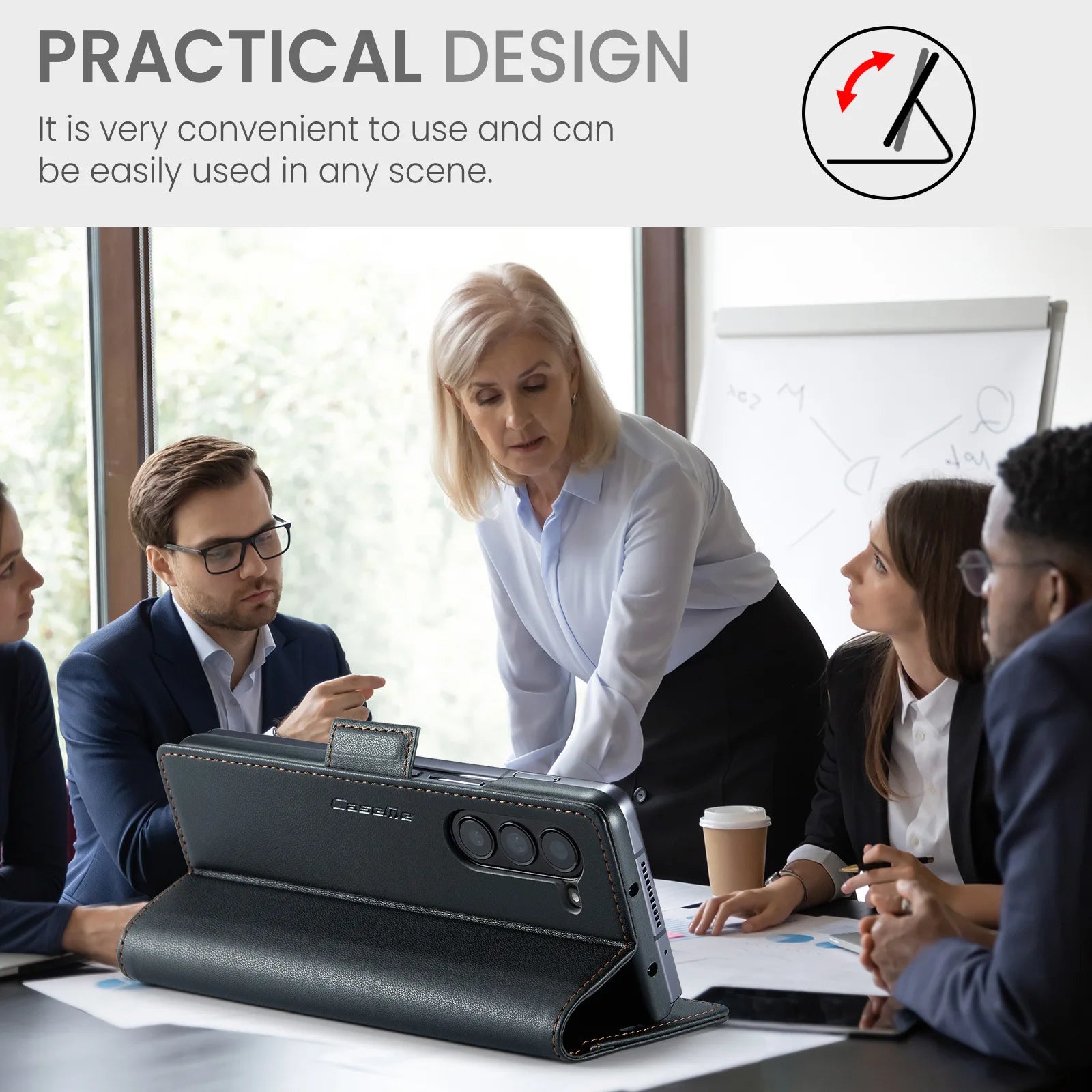 Magnetic Durable Galaxy Z Fold 7 Wallet Card Holder Cover