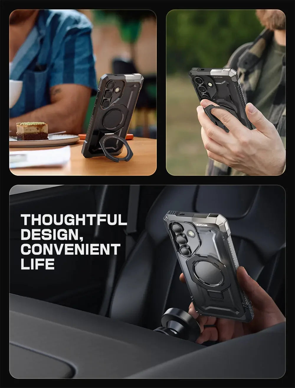 SUPCASE Galaxy S25 2025 UB Grip Anti-Scratch Heavy Duty Case