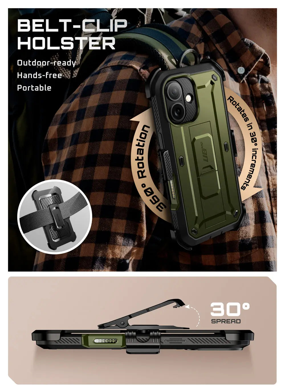 SUPCASE iPhone 17 UB Pro Full-Body Heavy Duty Case