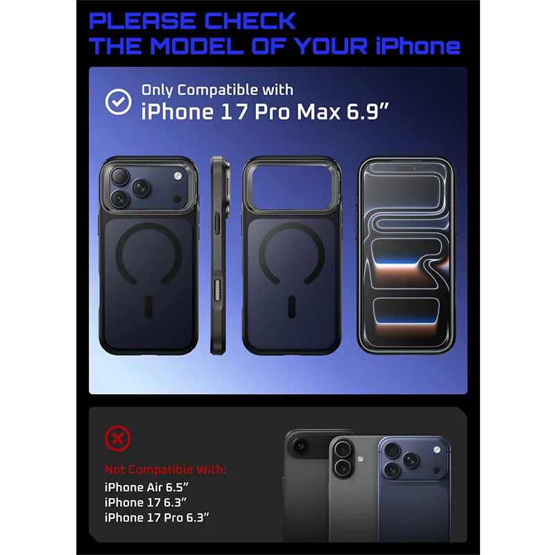 SUPCASE iPhone 17 Pro Max Camera Control UB Mag Slim Case