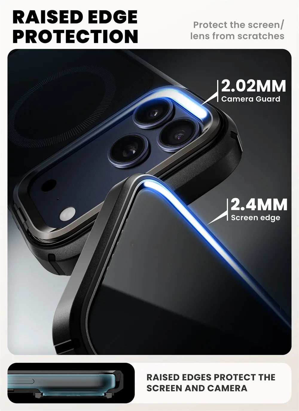 iPhone 17 Pro Case I-BLASON Are Flip Full-Body Heavy Duty Case