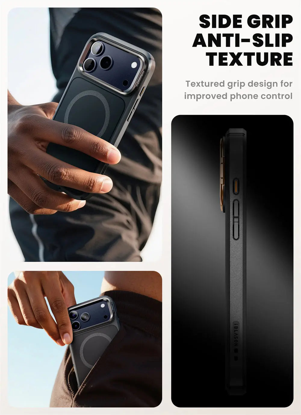 iPhone 17 Pro Case I-BLASON Are Flip Full-Body Heavy Duty Case