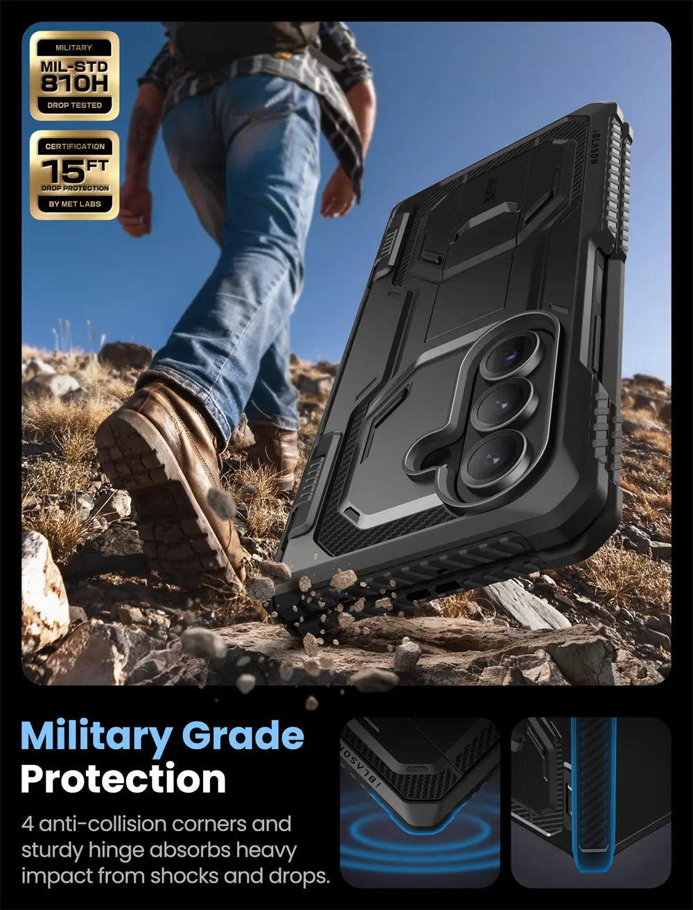 I-BLASON Z Fold 7 Armorbox Protective Phone Case