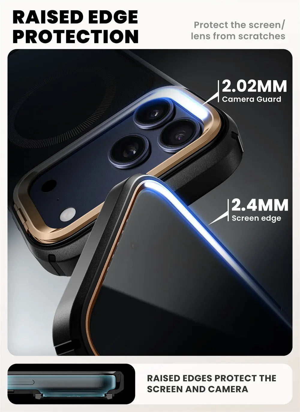 iPhone 17 Pro Case I-BLASON Are Flip Full-Body Heavy Duty Case