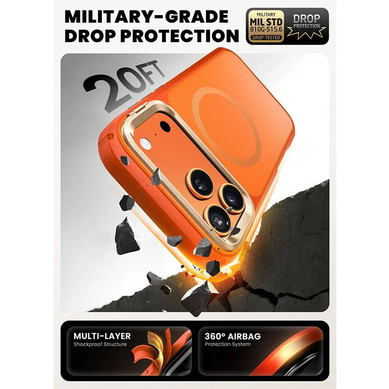 iPhone 17 Pro Case I-BLASON Are Flip Full-Body Heavy Duty Case