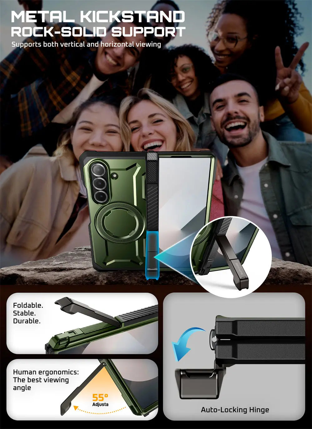 SUPCASE Z Fold 7 UB Grip Anti-Scratch Heavy Duty Case