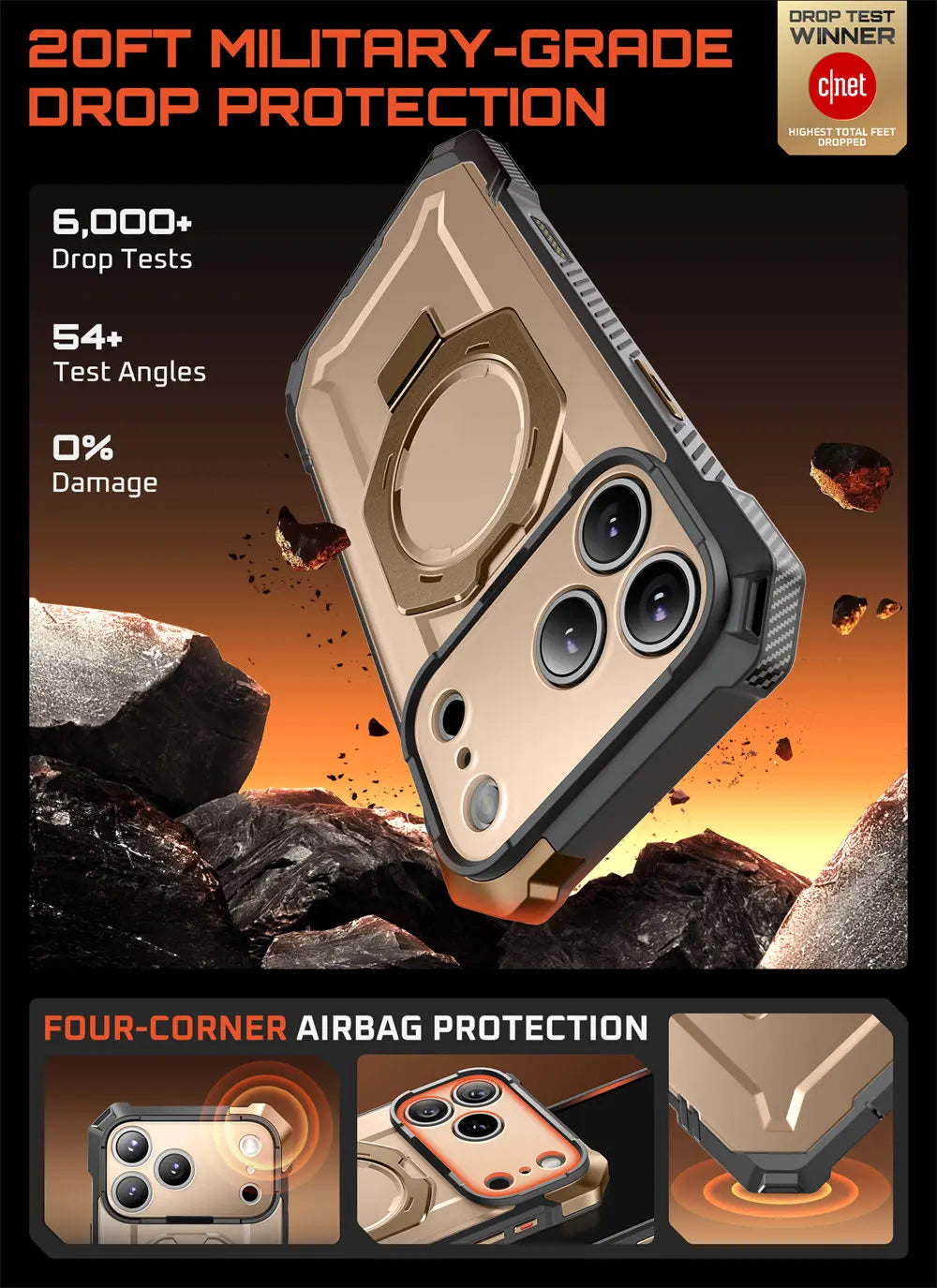 SUPCASE iPhone 17 Pro Camera Control UB Heavy Duty Case