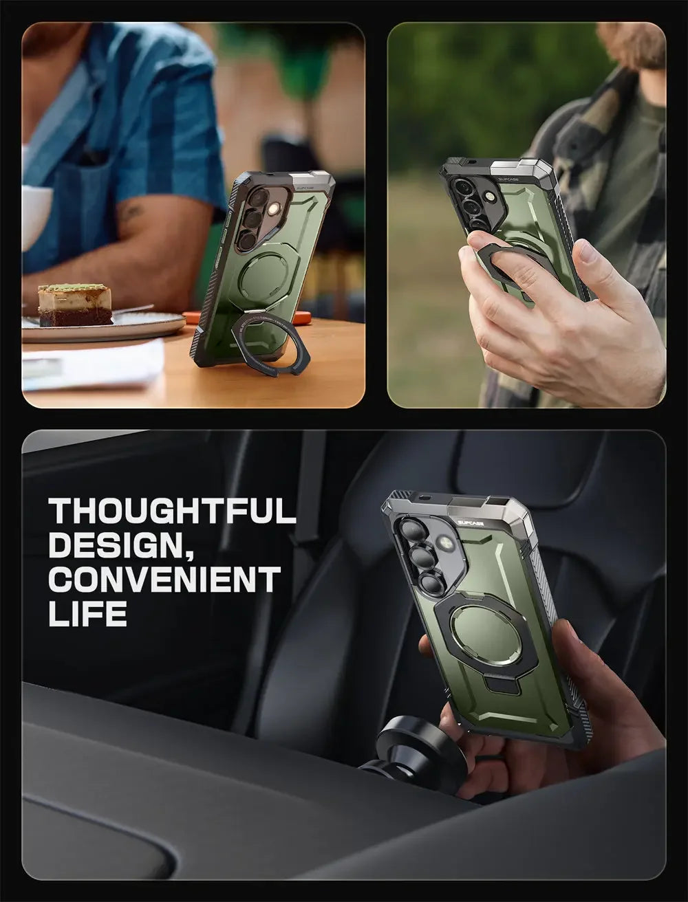 SUPCASE Galaxy S25 2025 UB Grip Anti-Scratch Heavy Duty Case